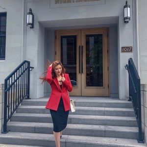 THEORY
Power Blazer In Red